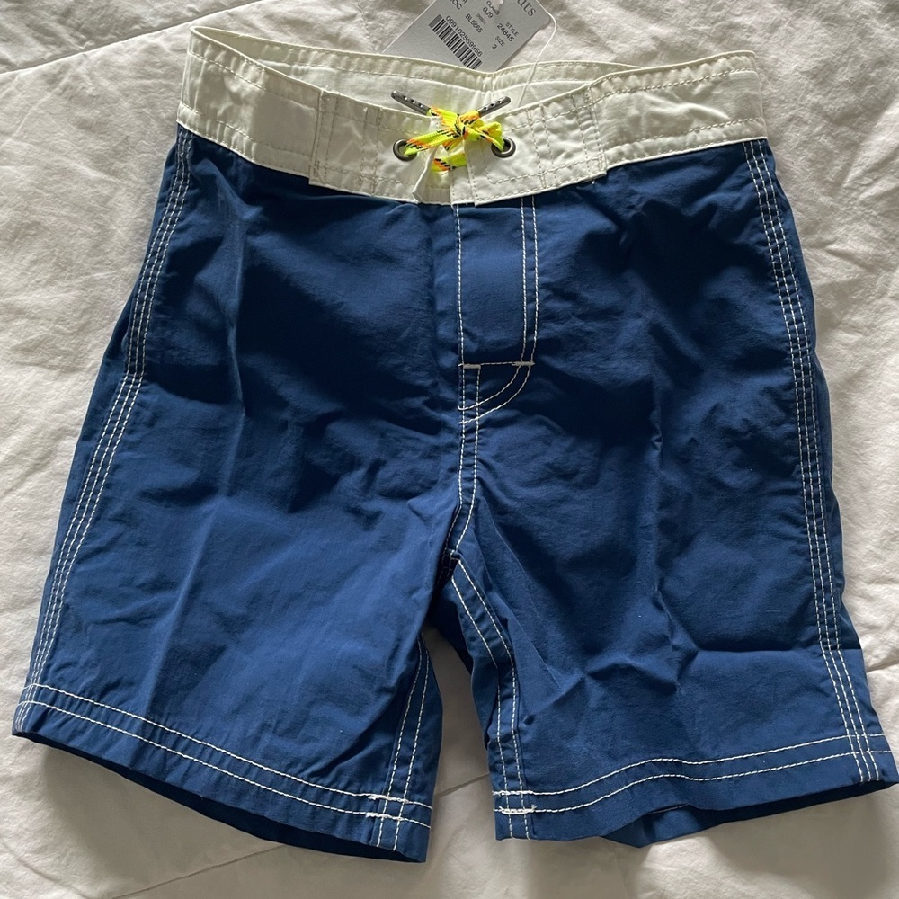 NWT - Crewcuts Boys Board Shorts - Midnight Blue - Size: 3